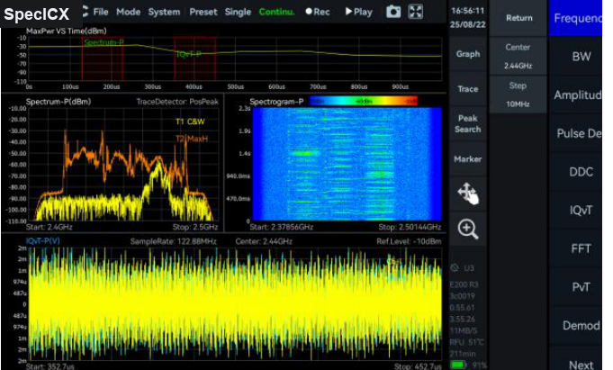 IQ Streaming mode in SpecICX-gen3