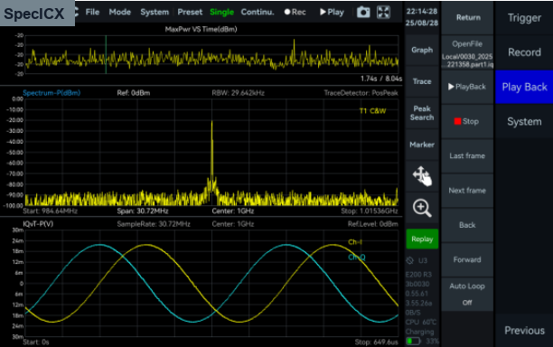 Data record and playback