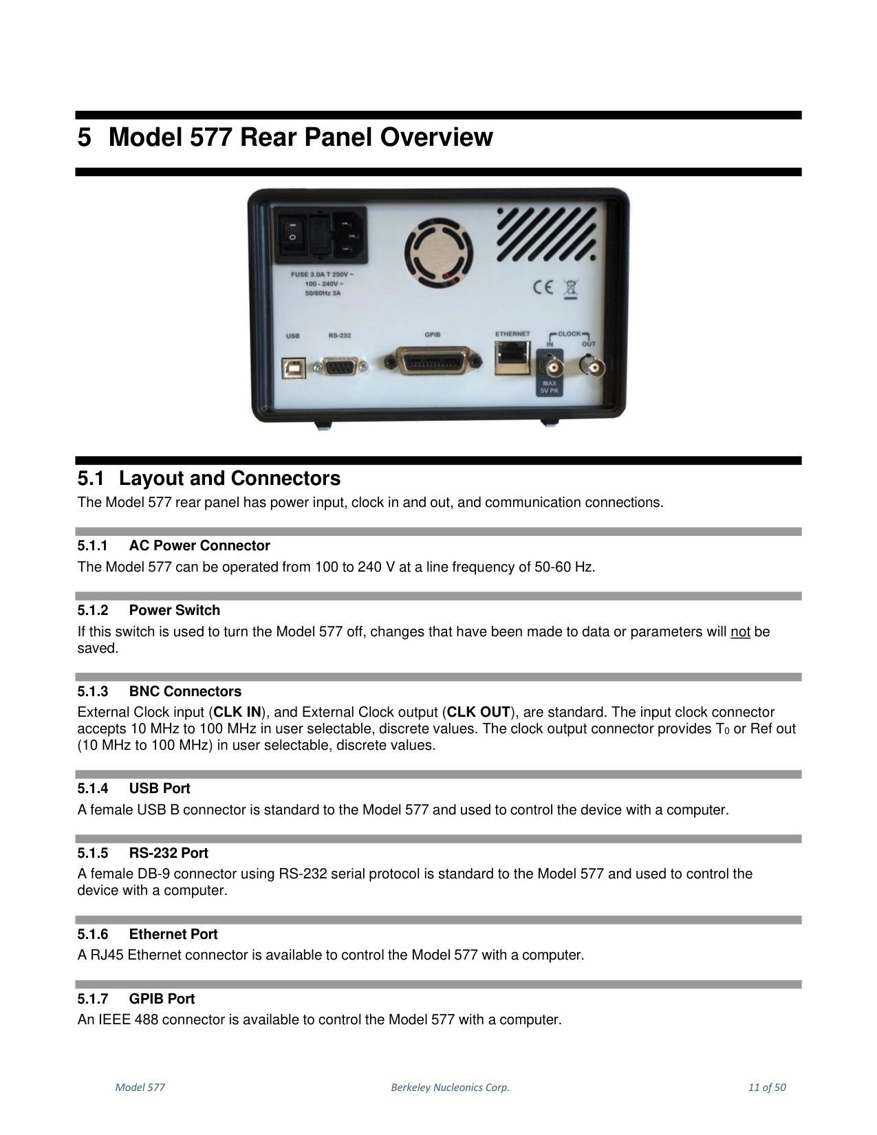 Model 577 user manual page 12