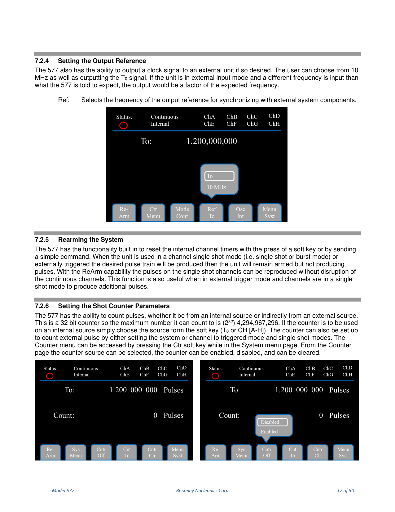Model 577 user manual page 18