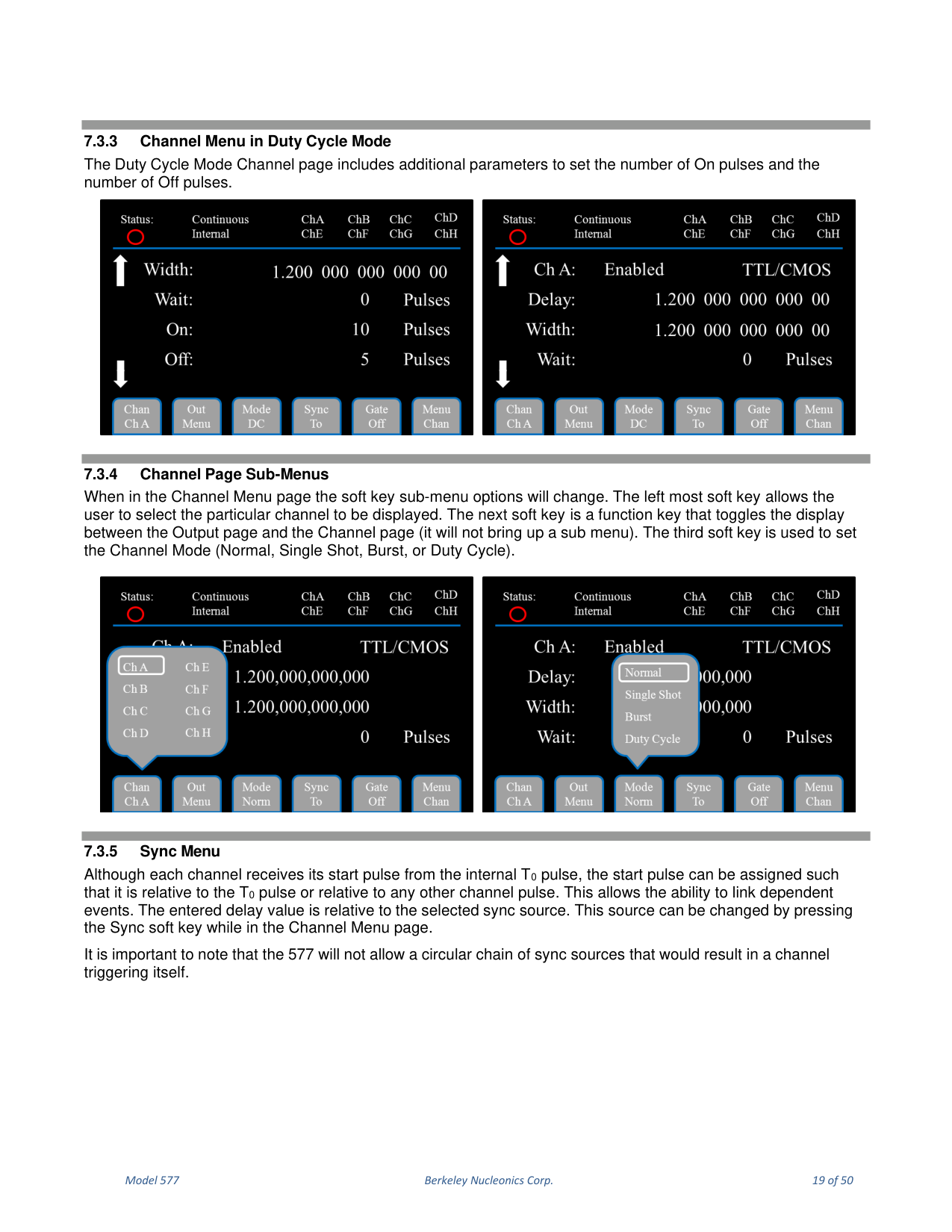 Model 577 user manual page 20