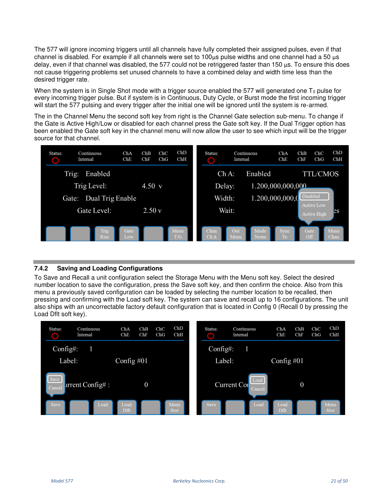 Model 577 user manual page 22