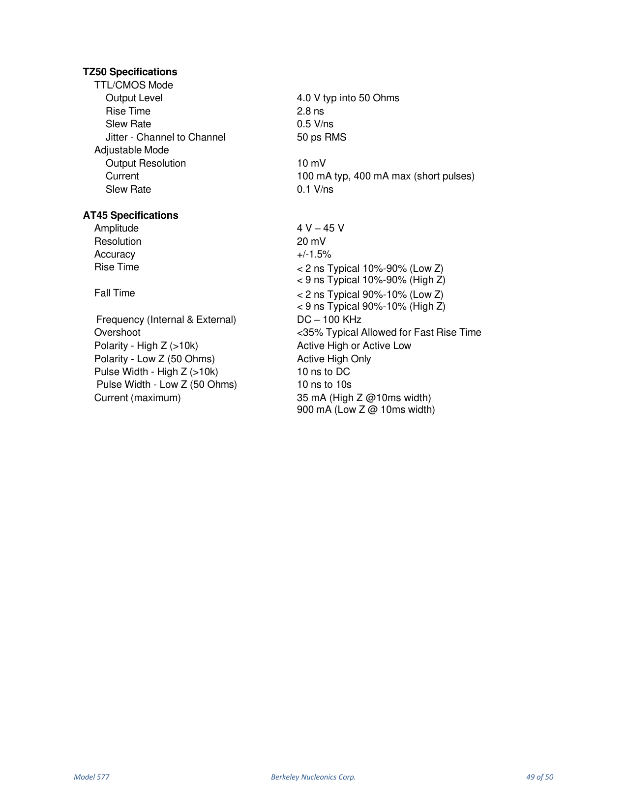 Model 577 user manual page 50