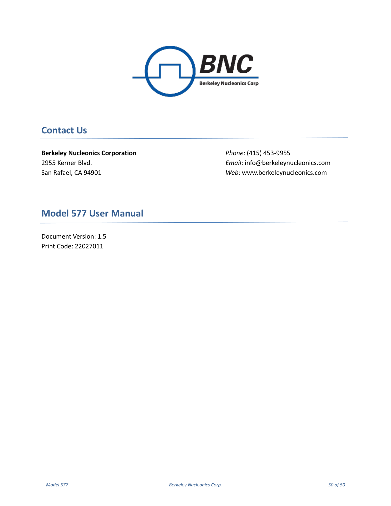 Model 577 user manual page 51