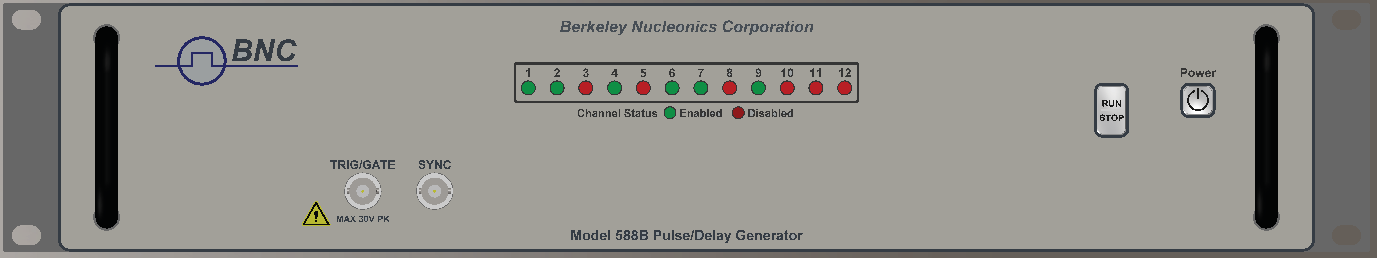 588B 12-channel front panel.