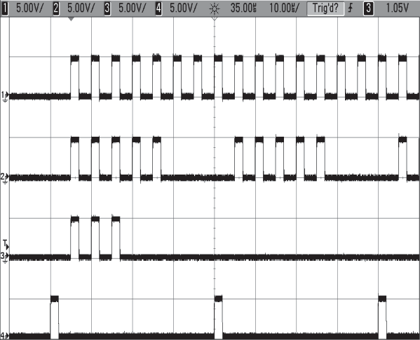 Phase locking: channel 6 sync pulse reference.