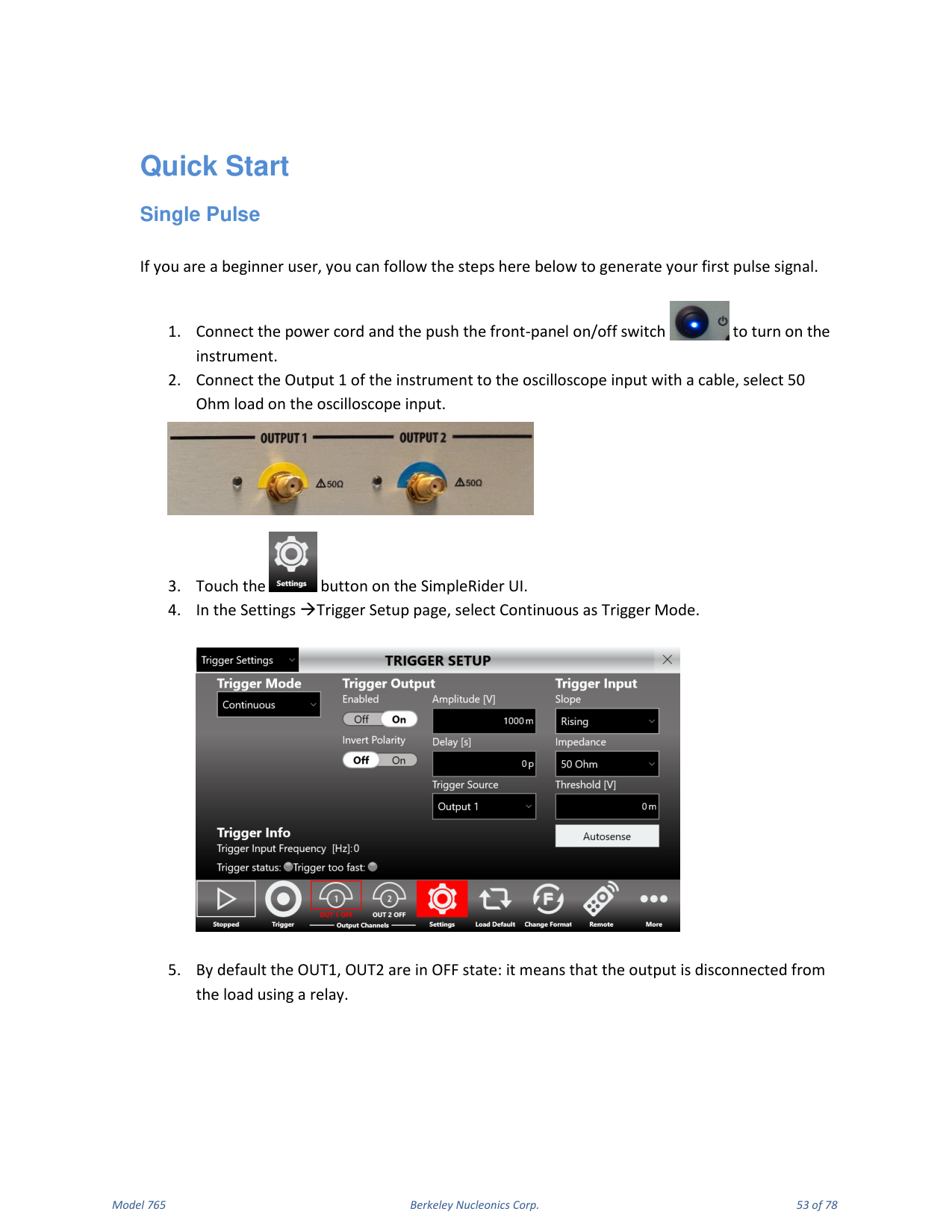 Model 765 user manual page 53