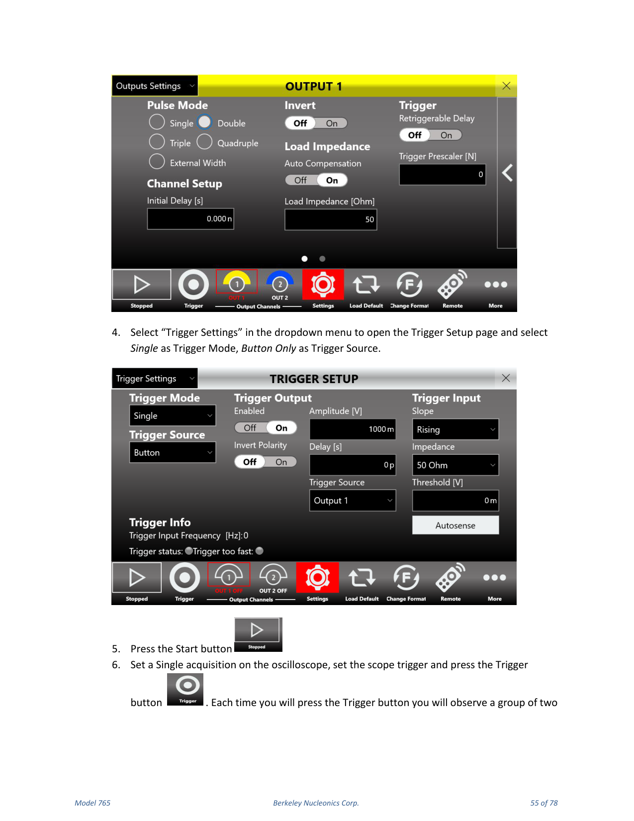 Model 765 user manual page 55
