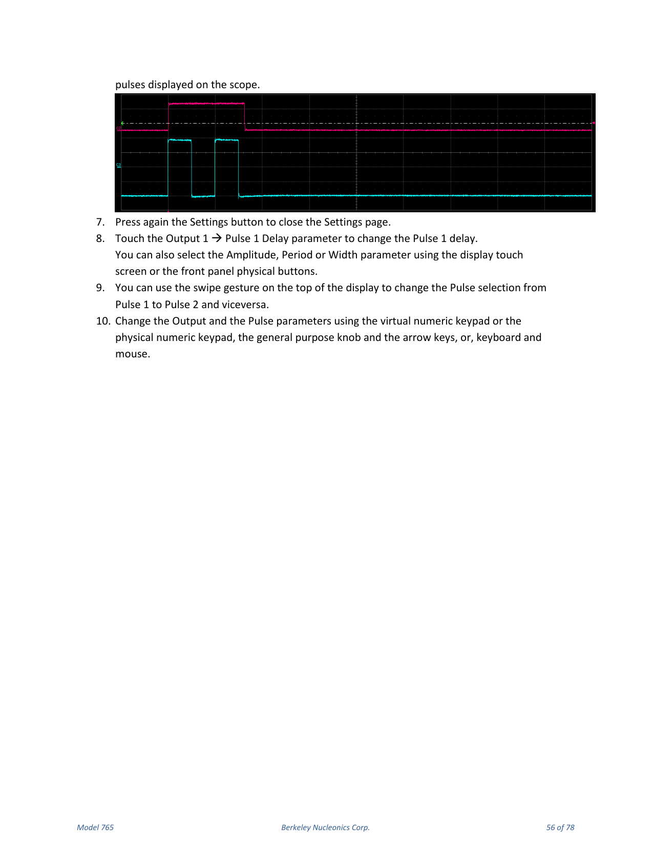 Model 765 user manual page 56