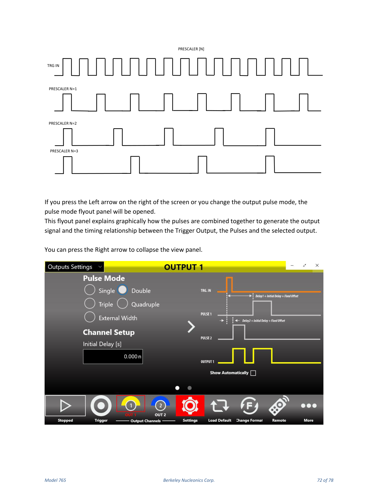 Model 765 user manual page 72