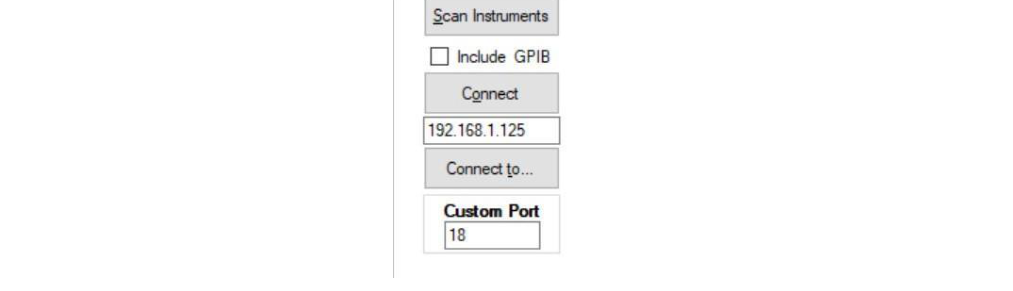 Figure 6-e. Specify connection port to overwrite the default port.
