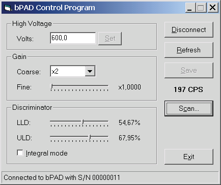 bPAD block diagram showing signal chain