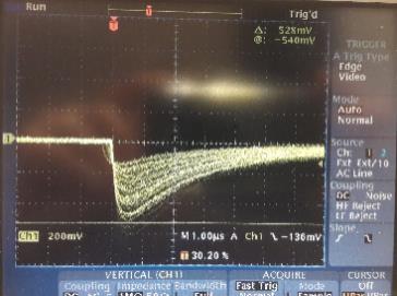 Side profile view of the SiPM-Based Alpha/Beta Detector showing thin profile